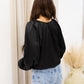 NEW STORMI SATIN BLOUSE (BLACK)