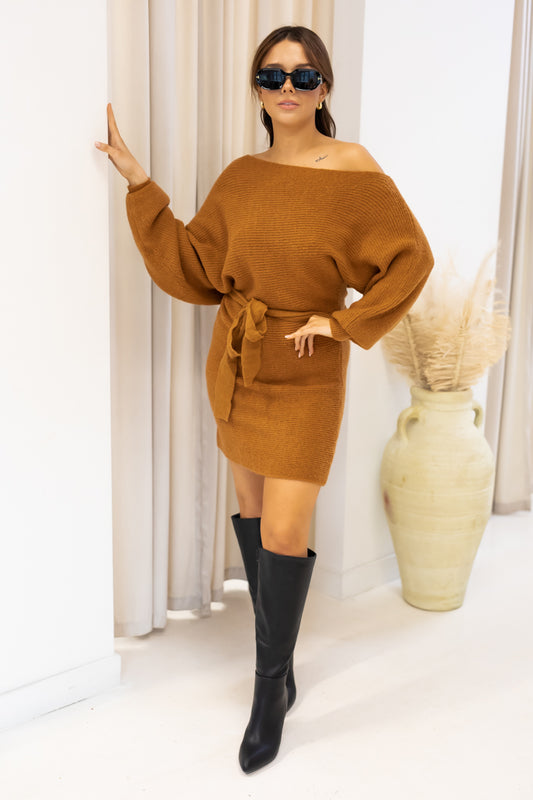 NEW PATRICIA KNIT SWEATER DRESS