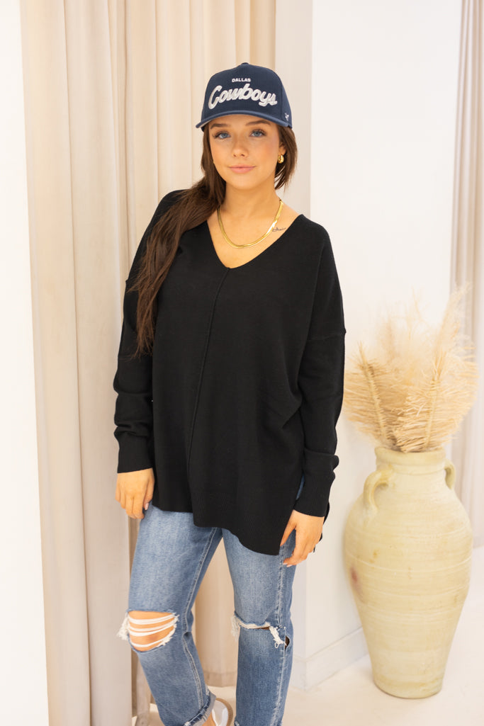 NEW AYLA SWEATER (BLACK)| BEST SELLER