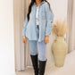 NEW BRIDGETT SHACKET (LIGHT DENIM WASH)