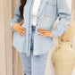 NEW BRIDGETT SHACKET (LIGHT DENIM WASH)