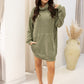 NEW AUDRINA MINI SWEATER DRESS (OLIVE)