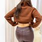 NEW ZOE | FLEECE |SUPER STRETCH LEGGINGS (BROWN) | BEST SELLER