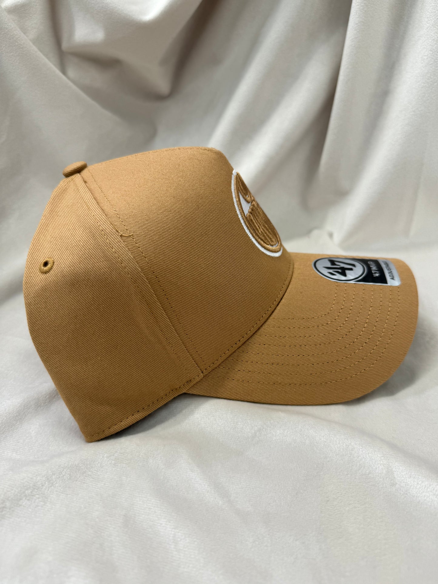 NEW 47' OILERS BALL PARK HAT (CAMEL/ WHITE)