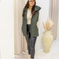 NEW JASMEEN PUFFER VEST (OLIVE)