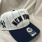 NEW 47' NY CLEAN UP HAT (NAVY/WHITE STRIPED)