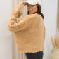 NEW TANIELLE CABLE KNIT SWEATER (TAUPE)