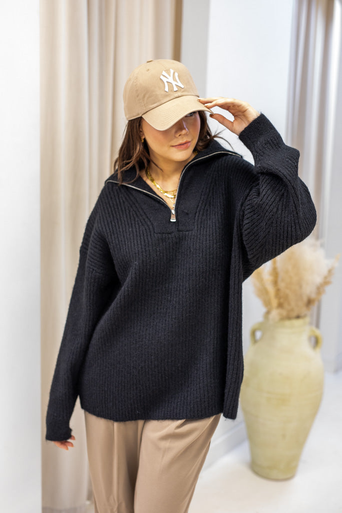 NEW CHERIE 1/2 ZIP SWEATER (BEST SELLER)