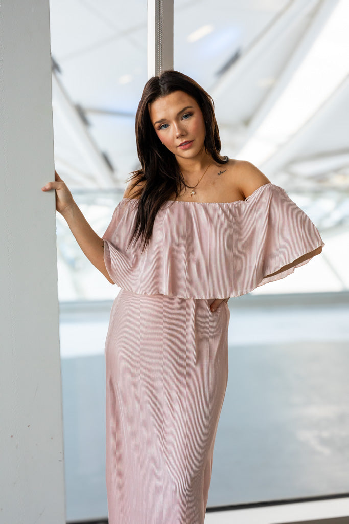 NEW SUTTON MAXI DRESS (PINK)