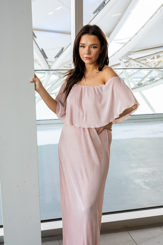 NEW SUTTON MAXI DRESS (PINK)