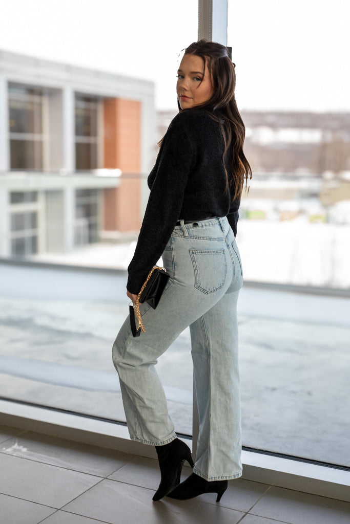 NEW JORDANA WIDE LEG JEANS (LIGHT WASH)