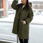 NEW FARRAH QUILTED COAT (OLIVE GREEN)