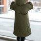 NEW FARRAH QUILTED COAT (OLIVE GREEN)