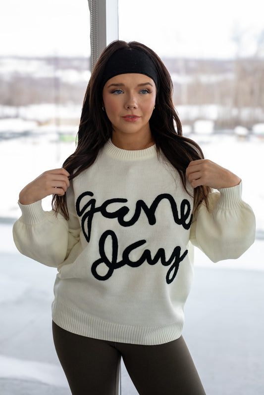 NEW GAME DAY SWEATER (IVORY)