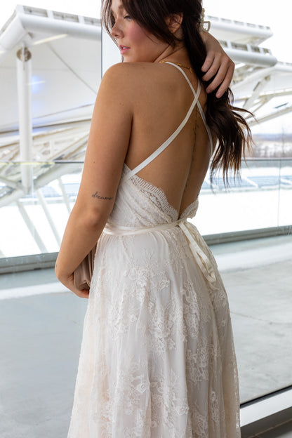 NEW MAEVE LACE MAXI DRESS (IVORY)