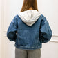LANABELL DENIM HOODED JACKET