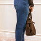 TONI WIDE LEG BAGGY DARK WASH JEAN (RISEN)