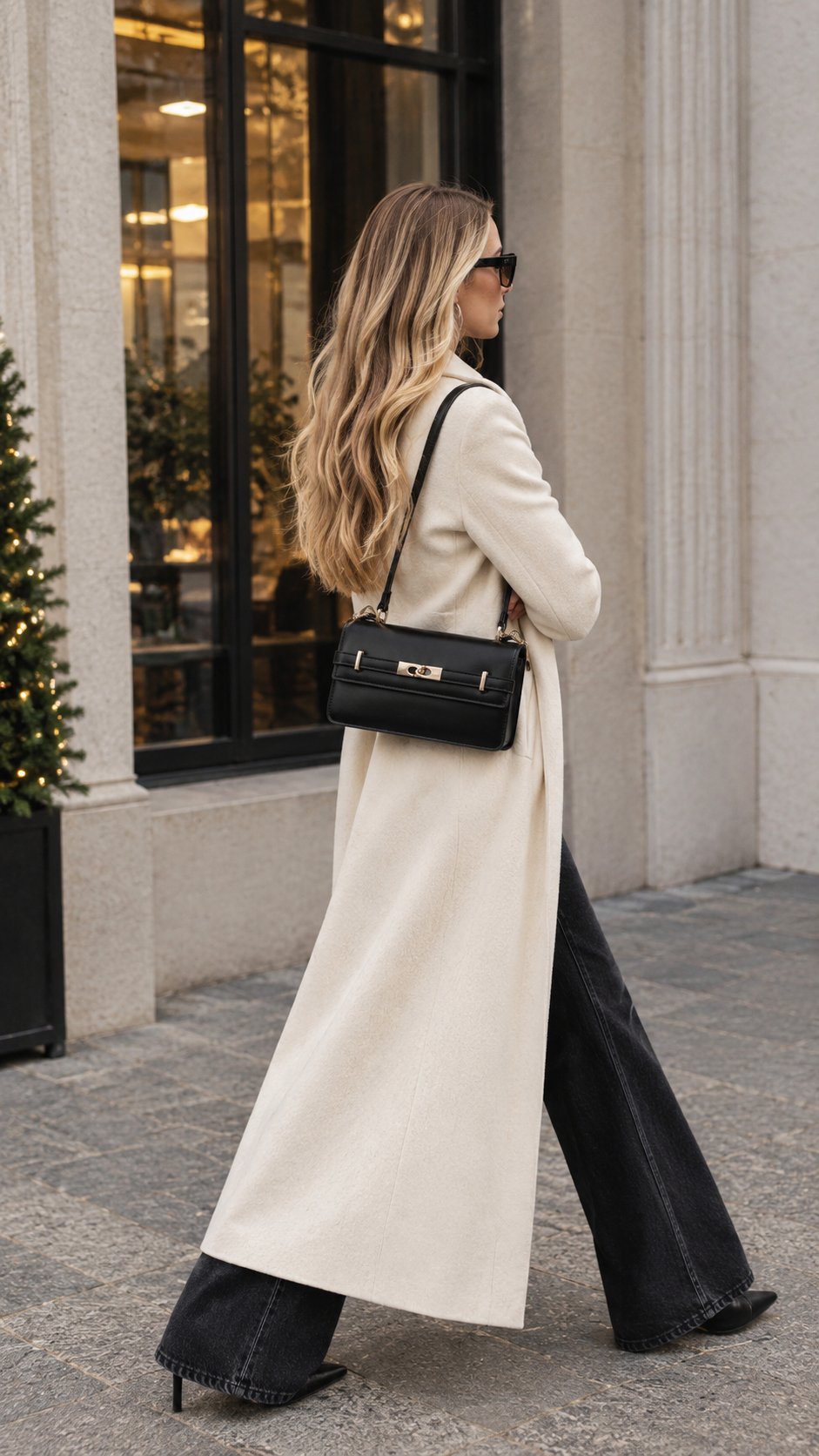 LILY CROSS-BODY BAG (BLACK)