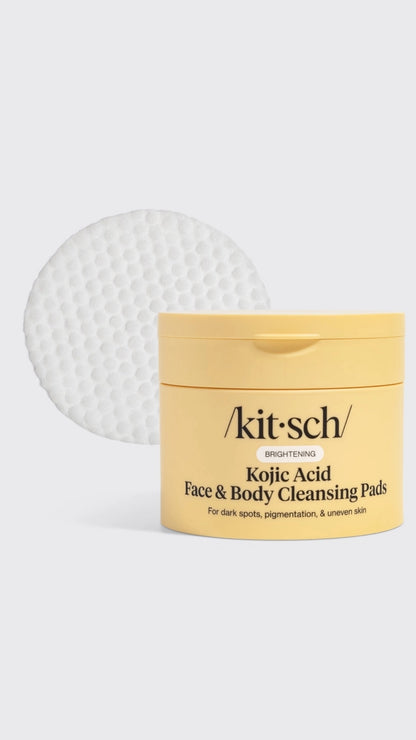 KOJIC ACID FACE &amp; BODY CLEANSING PADS | KITSCH