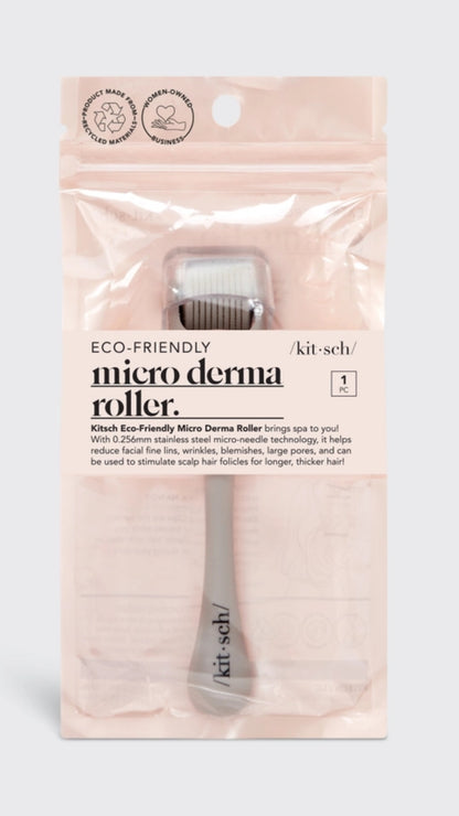 MICRO DERMA FACIAL ROLLER - WARM GRAY | KITSCH
