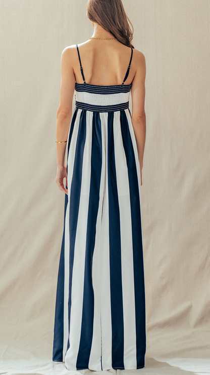 MODERN COAST BOLD STRIPE MAXI DRESS | TREND NOTES