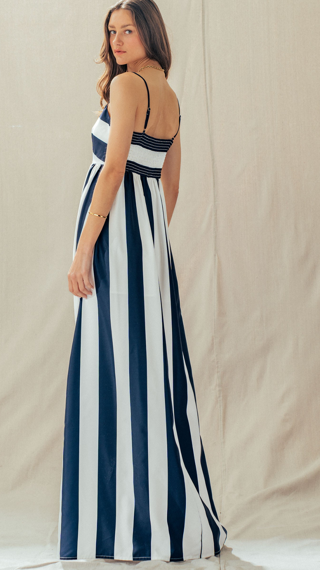 MODERN COAST BOLD STRIPE MAXI DRESS | TREND NOTES