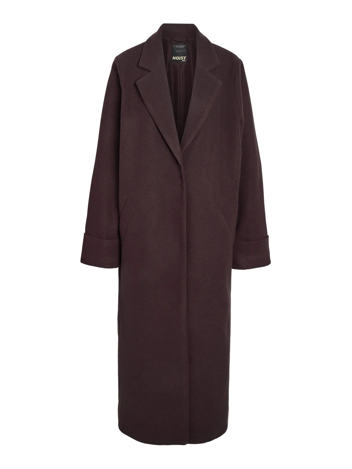 CADDY LONG COAT | ONLY (Chocolate Plum)