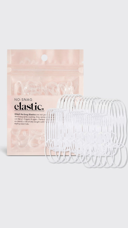 NO-SNAG ELASTIC 100 PC - CLEAR | KITSCH