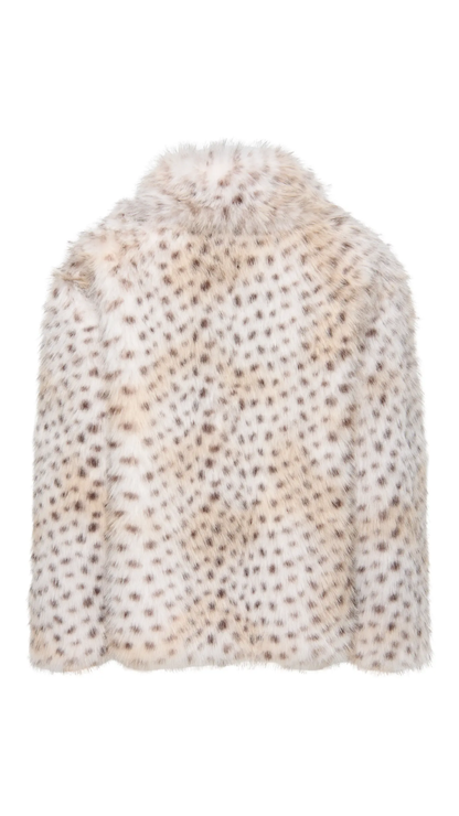 JADE ANIMAL FUR JACKET (WHITE) | ONLY