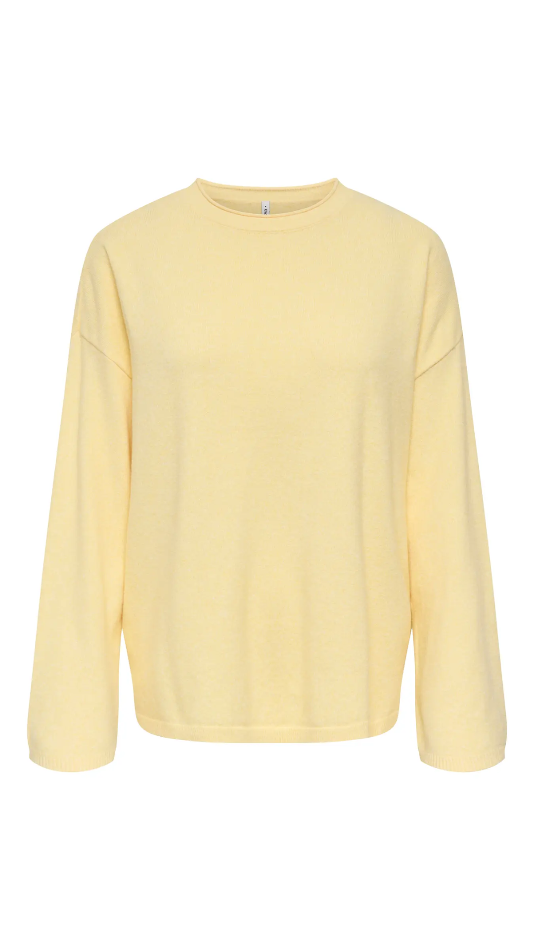 ONLLOYAL AMALIO LS O-NECK KNIT (SUNLIGHT MELANGE)