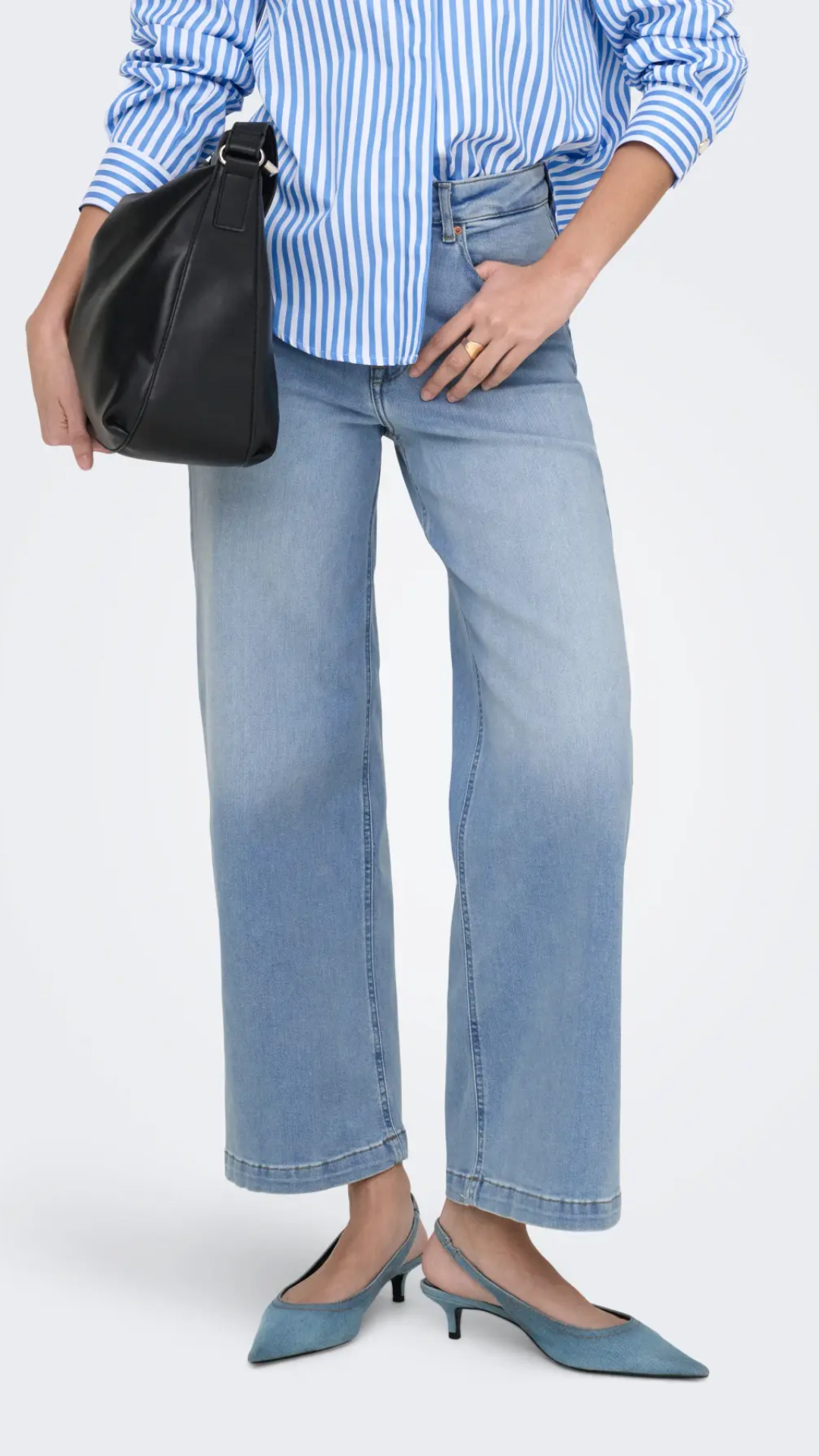 ONLMADISON BLUSH HW CP WD DNM CRO371NOOS | ONLY