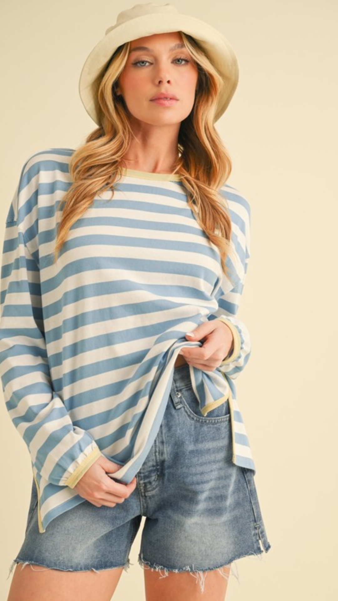 ONIDA STRIPE TOP