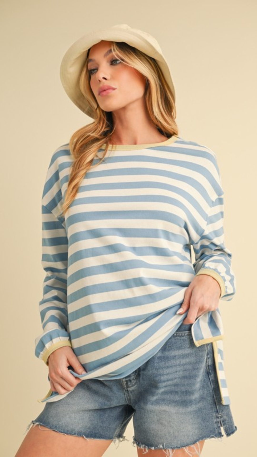 ONIDA STRIPE TOP
