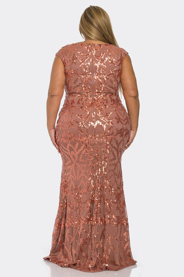 PRE-ORDER | TERRA GOWN | ROSY BROWN