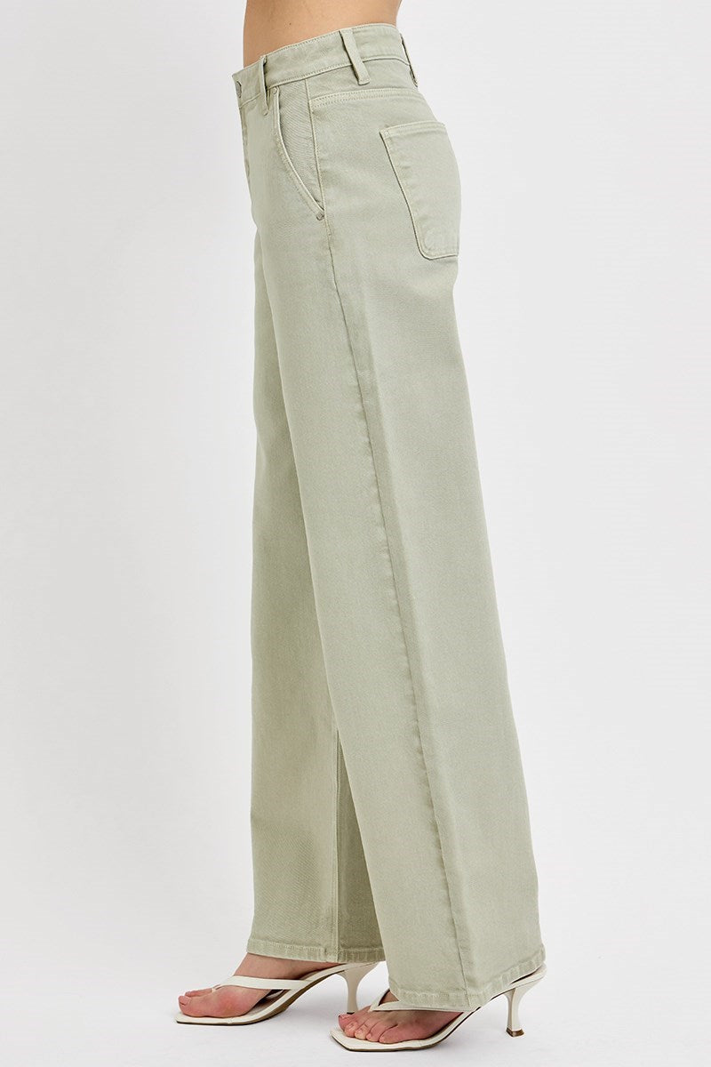 SAGE TUMMY CONTROL SLOUCHY ANKLE BAGGY PANTS