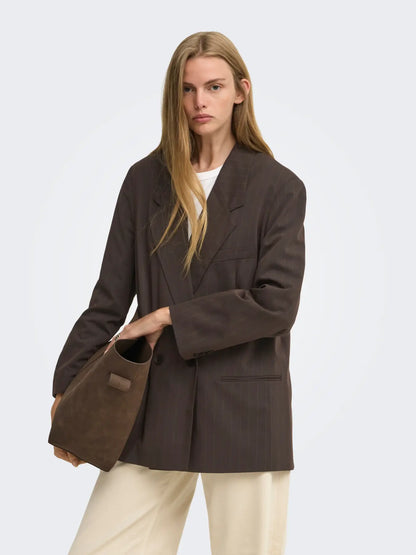 ALDEN OVS PINSTRIPE BLAZER