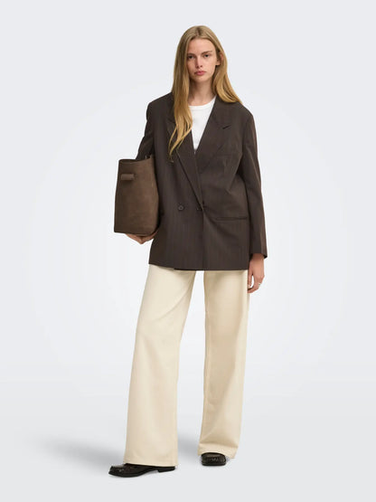 ALDEN OVS PINSTRIPE BLAZER