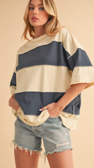 POLLY COLOR BLOCK TOP