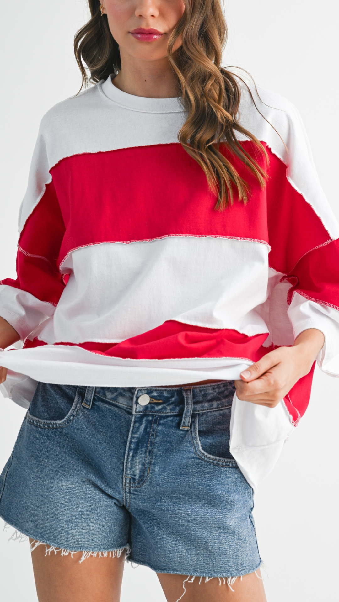 POLLY COLOR BLOCK TOP