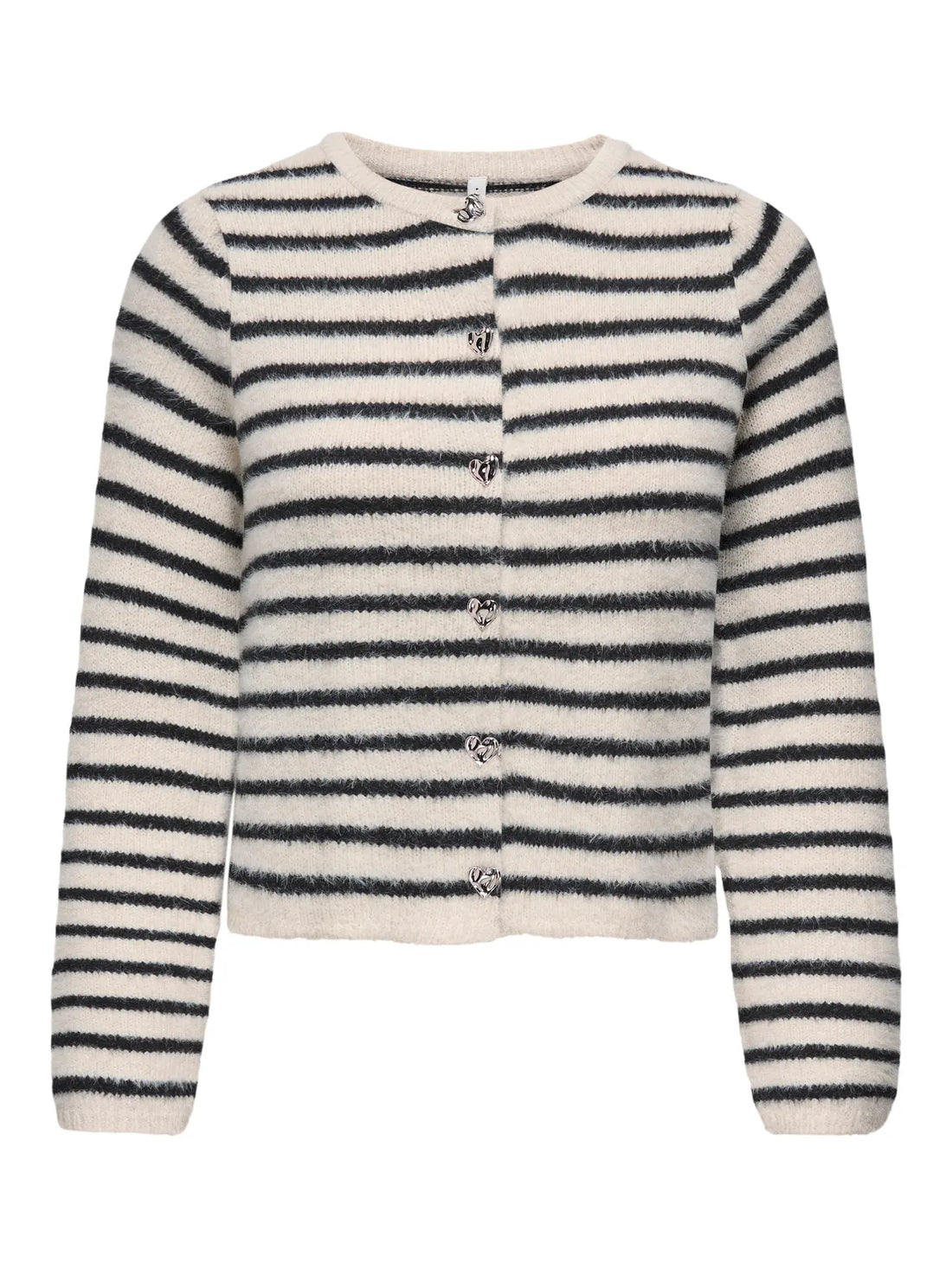 KERRY PIUMO BUTTON STRIPED CARDIGAN  | ONLY