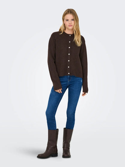 SIMON CARDIGAN (ONLY) | BROWN