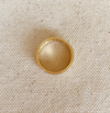 NEW 18K GOLD FILLED ROMAN NUMERAL BAND RING