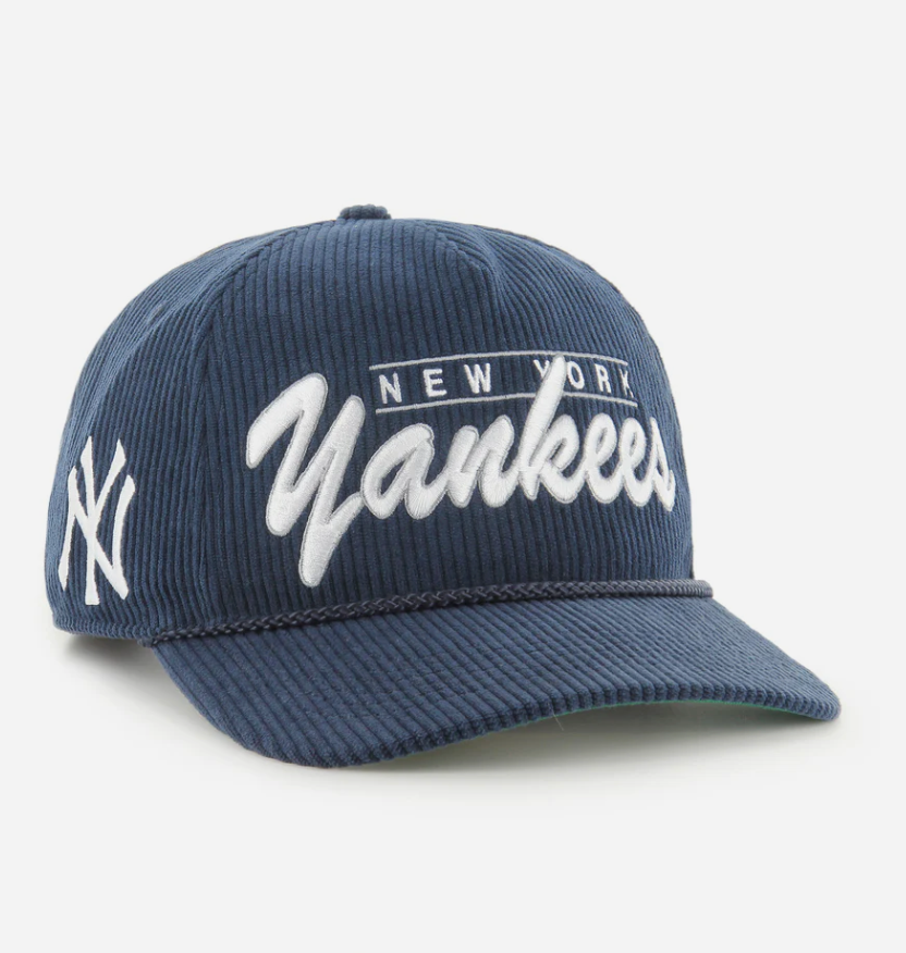 NEW 47' YANKEES HAT (BLUE CORDUROY)