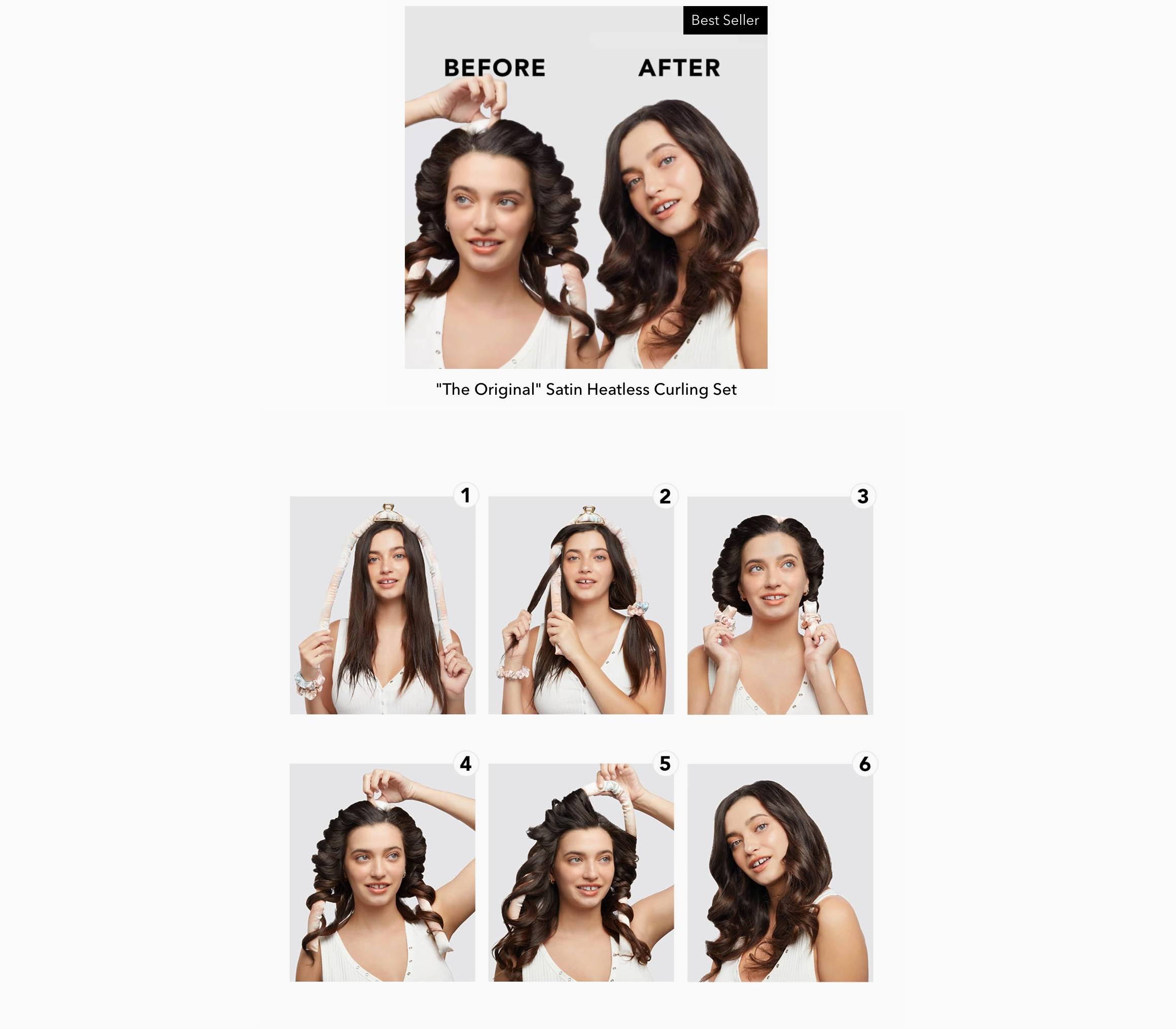 SATIN HEATLESS CURLS | KITSCH