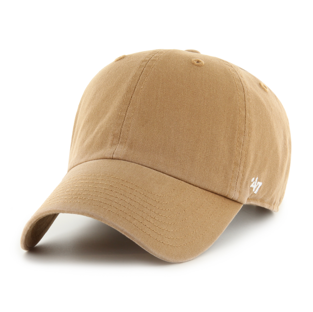 TAN CLEAN UP FLAT CAP