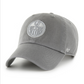 NEW 47' NHL EDMONTON OILERS CLEAN UP HAT (GREY/GREY)