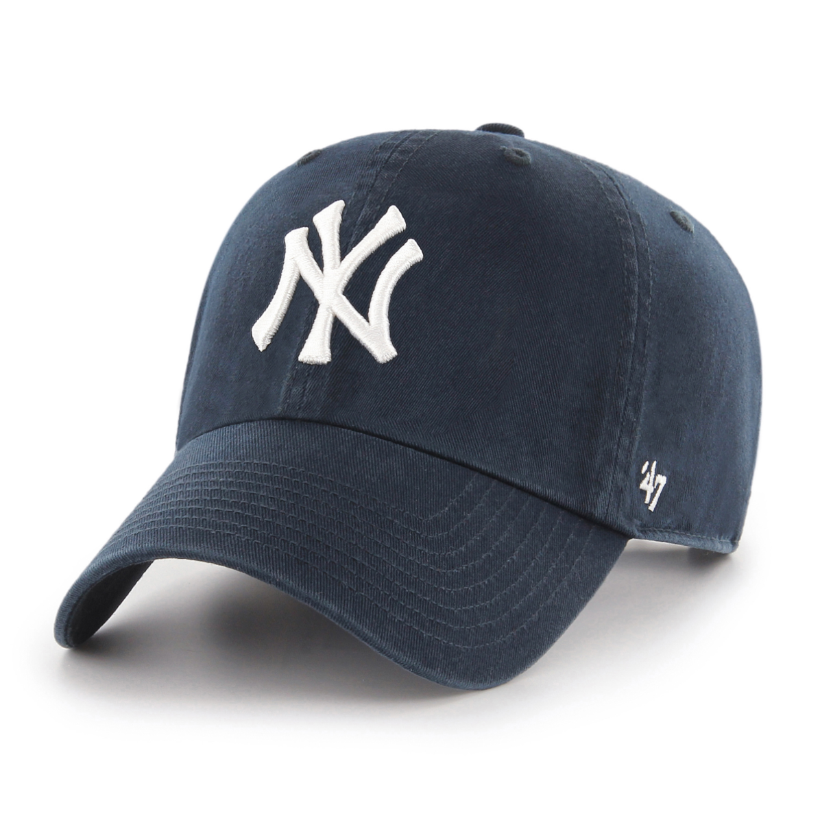 NEW 47' NY CLEAN UP HAT (WASHED BLACK/WHITE)