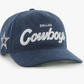 NEW 47' COWBOYS CLEAN UP HAT CORDUROY (NAVY)