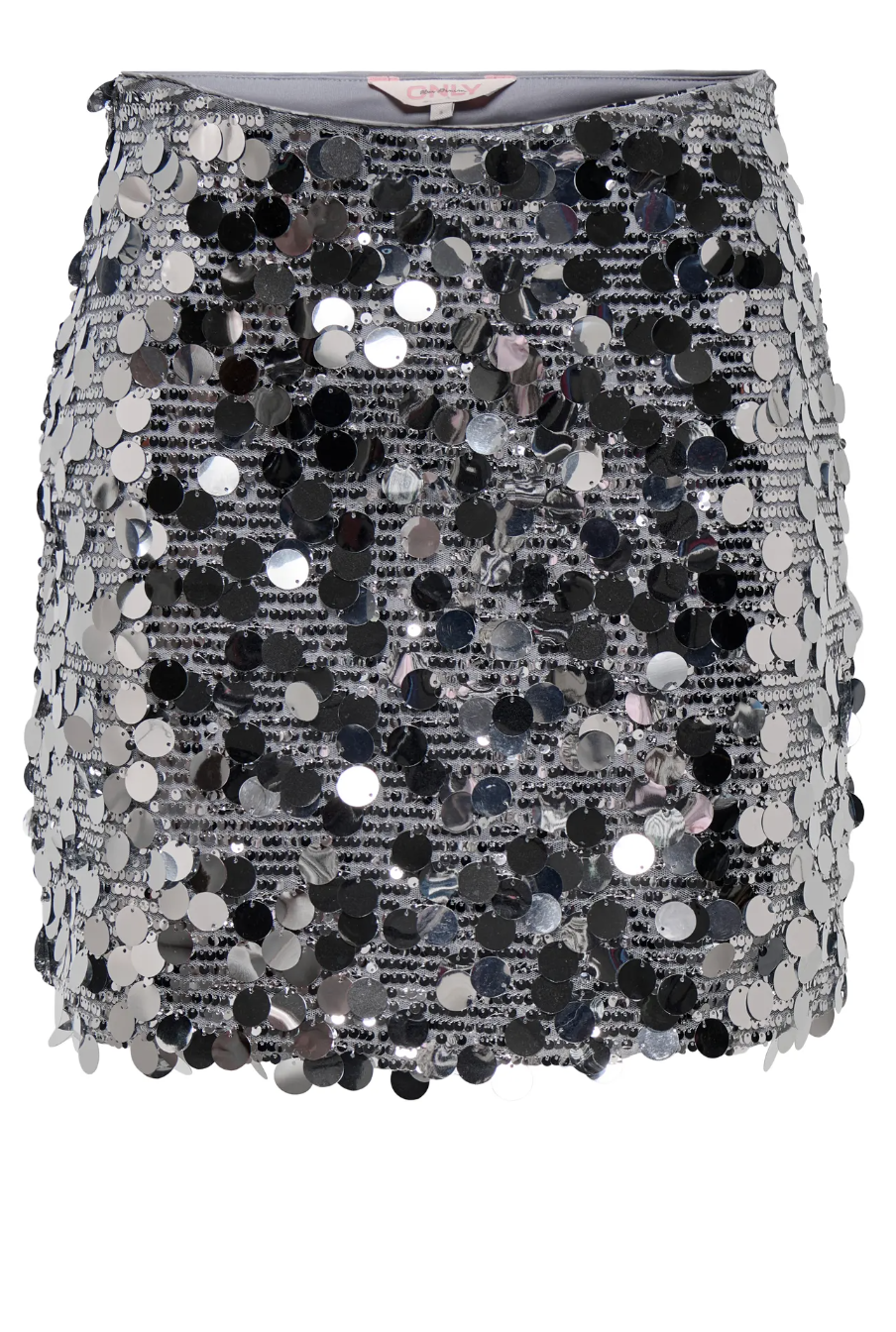 JADEL SEQUIN MINI SKIRT (SILVER)