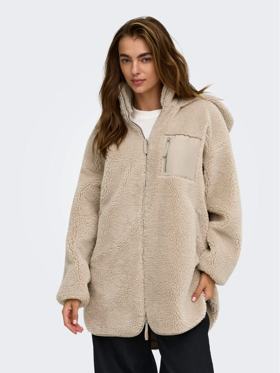 SASCHA SHERPA JACKET (ONLY) | IVORY
